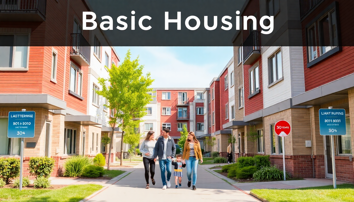 모든 무주택자 대상 저렴한 장기 공공임대주택 기본주택 단지 전경