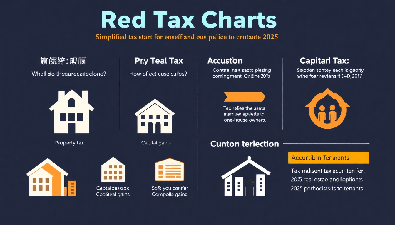 2025년 부동산 세제 정책과 관련된 주요 세금 완화와 혜택 인포그래픽
